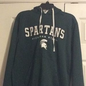 Men’s Spartans hoodie size large
